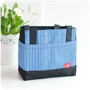 日本手提饭盒袋子韩国防水保温便当包袋带饭装午餐男女小拎包大号