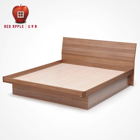 红苹果家具简约1.5米1.8米气压高箱多功能储物板式双人床r8302-23