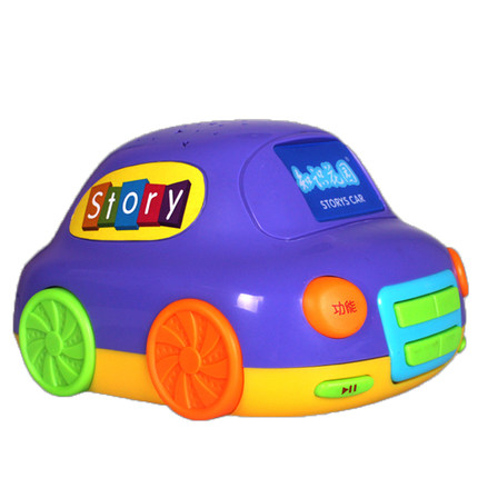 知识花园儿童益智早教故事机 星空投影小汽车模型儿童mp3助眠玩具