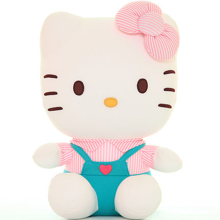 正版hellokitty公仔可爱kt猫咪泡沫粒子玩偶新年礼品生日礼物女生