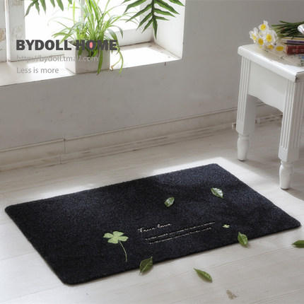 半岛良品 超薄蹭灰土垫脚垫地毯 门口入户进门地垫50*80cm