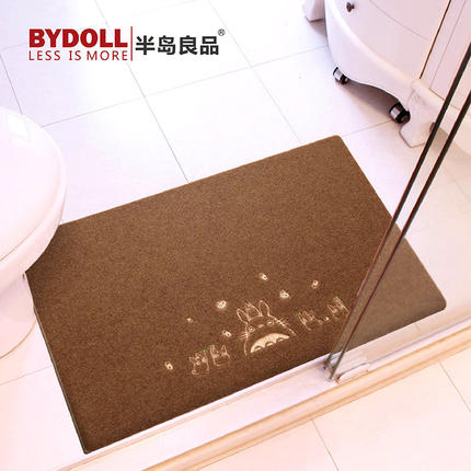 半岛良品 超薄蹭灰土垫脚垫地毯 门口入户进门地垫50*80cm