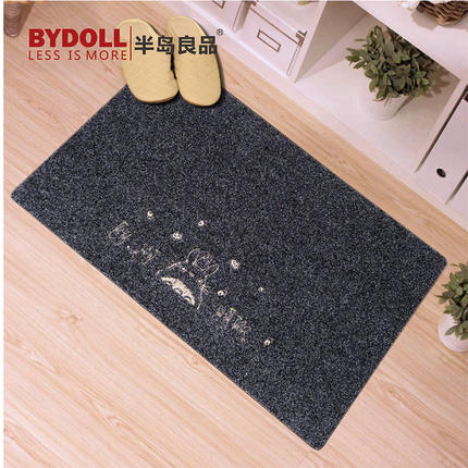 半岛良品 超薄蹭灰土垫脚垫地毯 门口入户进门地垫50*80cm
