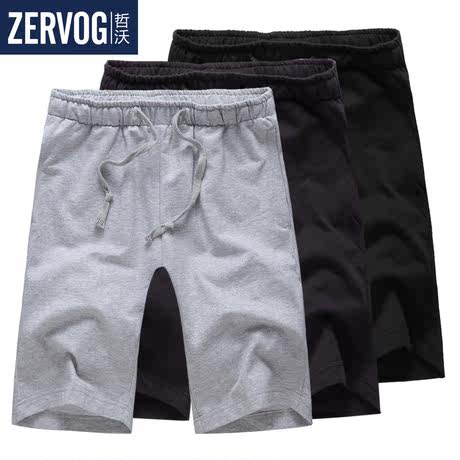 zervog 哲沃 男士纯棉运动休闲短裤 沙滩裤 拍下14.8元包邮...