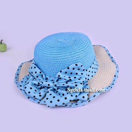 Бесплатная доставка корейских детей соломенные шляпы новорожденных девочек летом ВС шляпа козырек шапочки шапки ребенка шапка отцовства