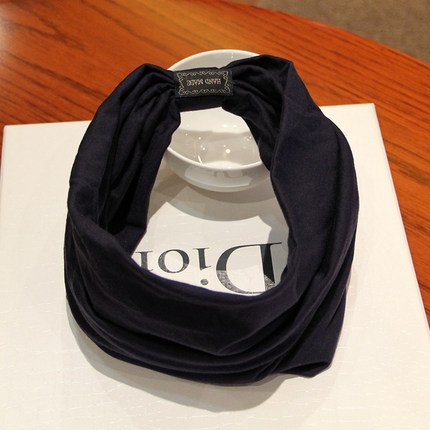 包邮新款韩国夸张宽边发箍韩版纯色棉布发带头巾头饰发饰品女发箍