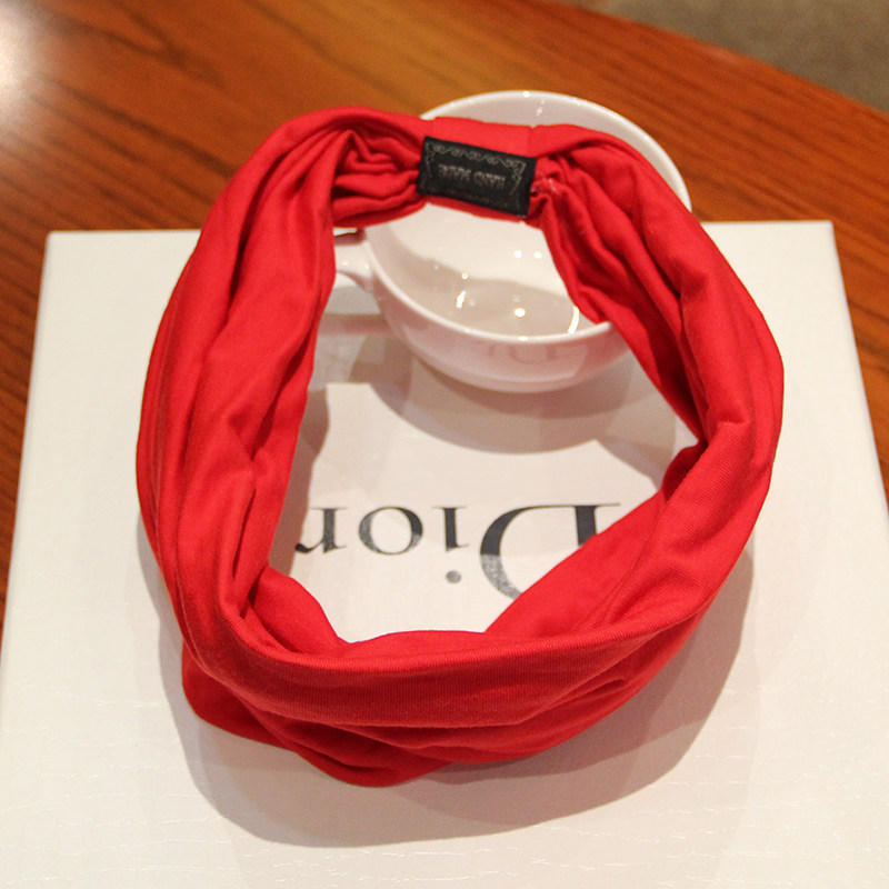 包邮新款韩国夸张宽边发箍韩版纯色棉布发带头巾头饰发饰品女发箍