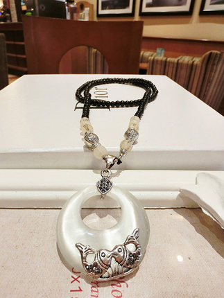 包邮韩国毛衣链水晶猫眼石时尚长款毛衣链韩版玉髓项链女装饰配饰