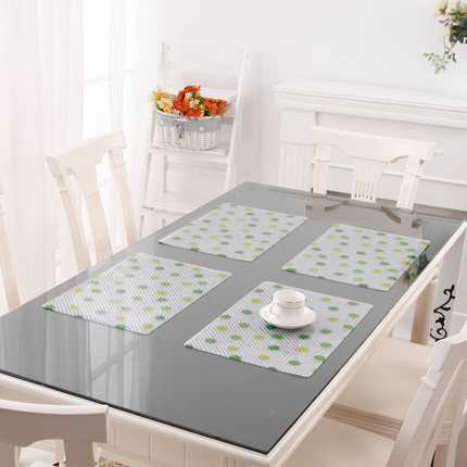 竹月阁加厚软质玻璃餐垫 隔热垫 30*45CM 1个装