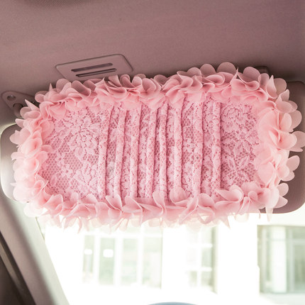 美美熊 汽车用装饰品遮阳板车内CD夹可爱车载CD包袋遮阳板套