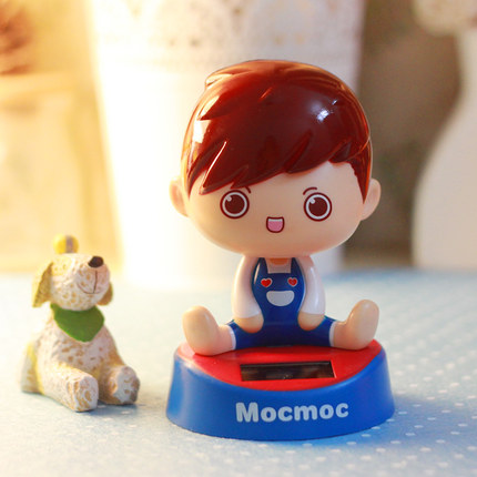 摩丝娃娃 汽车用品车饰摇头公仔车载玩偶摆件 可爱创意车内装饰品