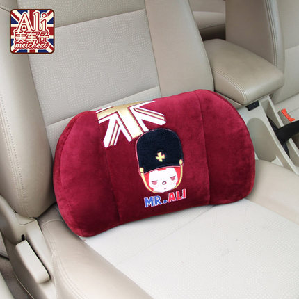 正品阿狸汽车用品腰靠垫 车内靠枕车用靠背 可爱卡通办公室护腰枕