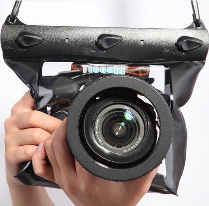 Tteoobl 特比乐GQ-518M/20米高清单反相机防水袋潜水游泳快门调焦