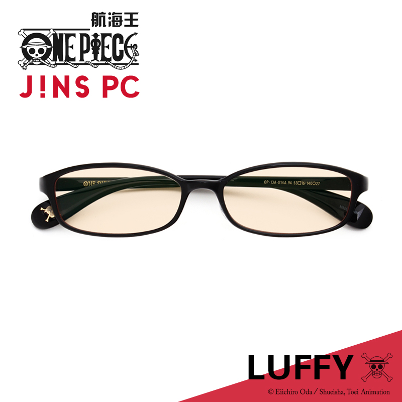 日本JINS航海王PC眼镜防蓝光防辐射电脑护目眼镜TR90男女OP13A014