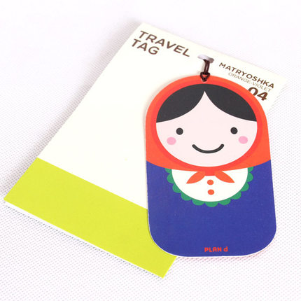 旅游出国用品 韩版可爱卡通旅行箱包行李牌 名片吊标签挂牌