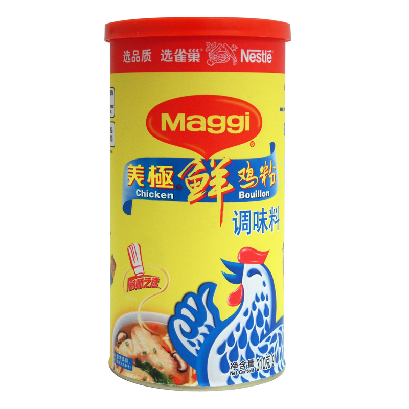雀巢美极鲜鸡粉310g 调味品调料鲜味浓厚替代味精 三件江浙沪包邮