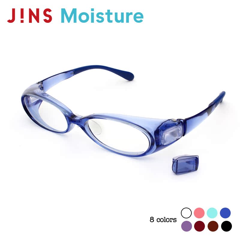日本JINS保湿眼镜防紫外线高保湿眼睛TR90眼镜框架女士MST13A004