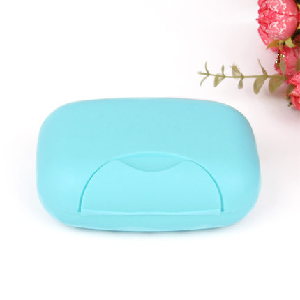 每时美家  韩版创意带盖可携带旅行香皂盒 密封便携沥水肥皂盒