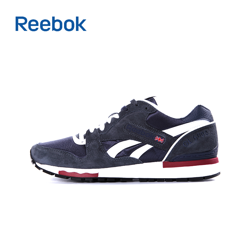 Reebok 锐步 男子 GL6000经典复古跑步鞋 休闲鞋 正品 V59144