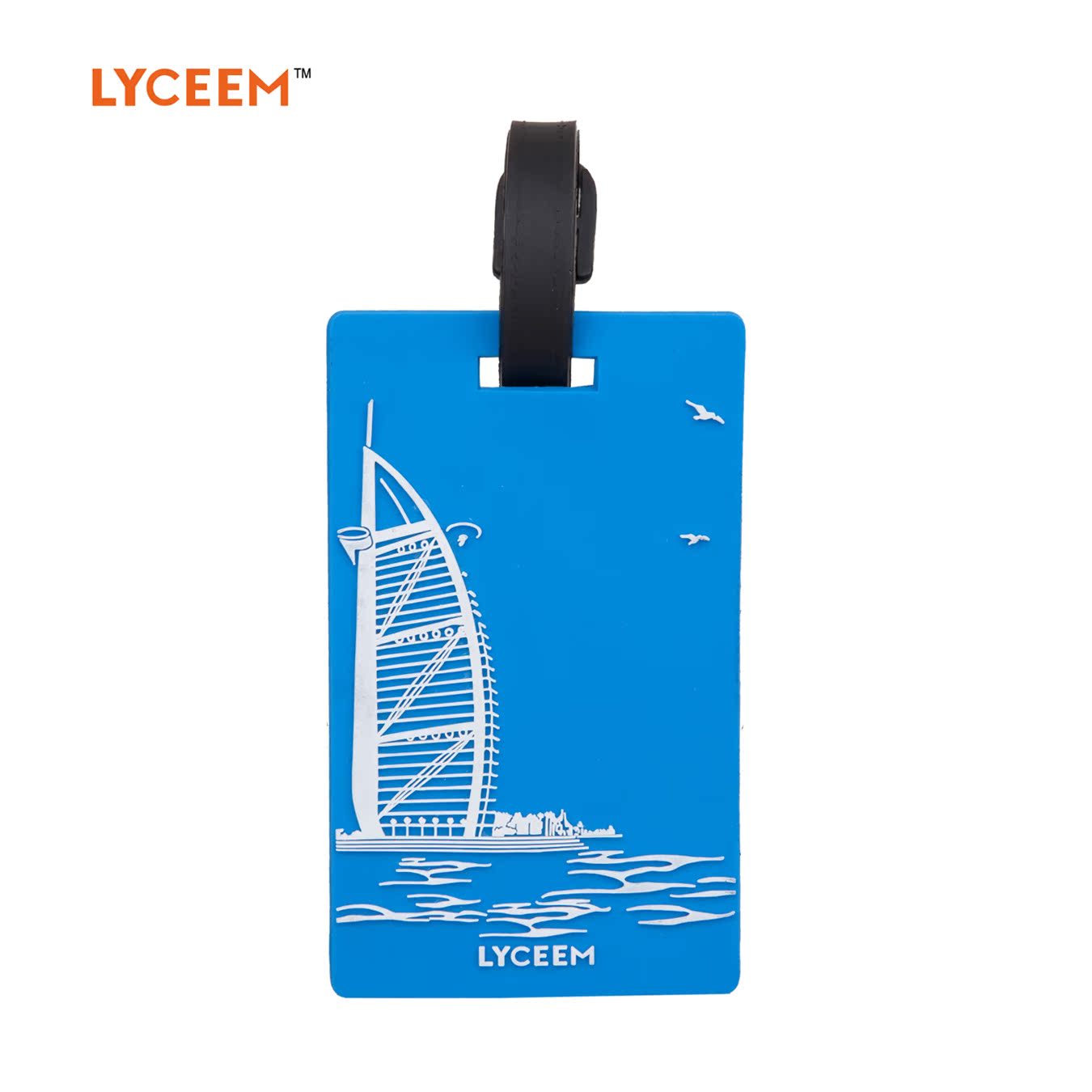 lyceem/蓝橙正品 地标多色飞机行李牌 包挂行李吊牌 旅行箱托运牌