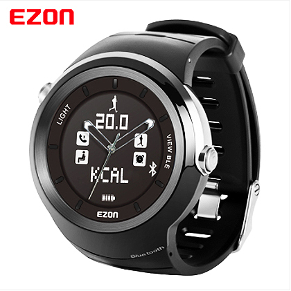 EZON宜准跑步表蓝牙智能手表男多功能户外运动电子表防水指针表S3
