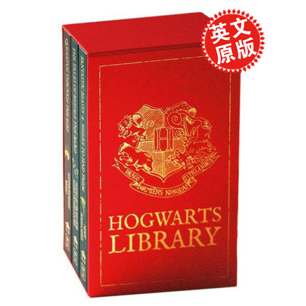 标题优化:英文原版The Hogwarts Library霍格沃茨图书馆全套JK罗琳哈利波特