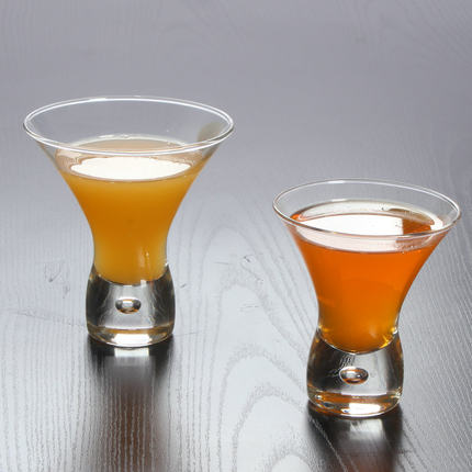 速兴利耐热甜品杯 喇叭口厚底沙拉碗 特色鸡尾酒杯 钢化特饮杯