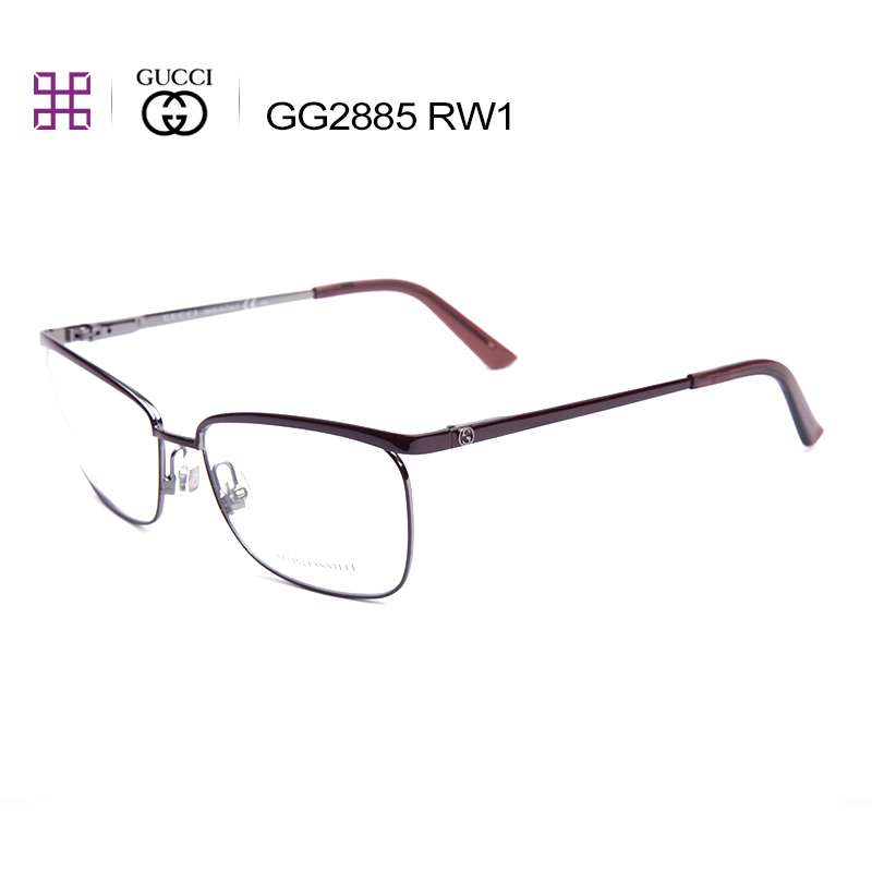 古奇Gucci新款 男女通用款近视框架眼镜框架GG2885 RW1