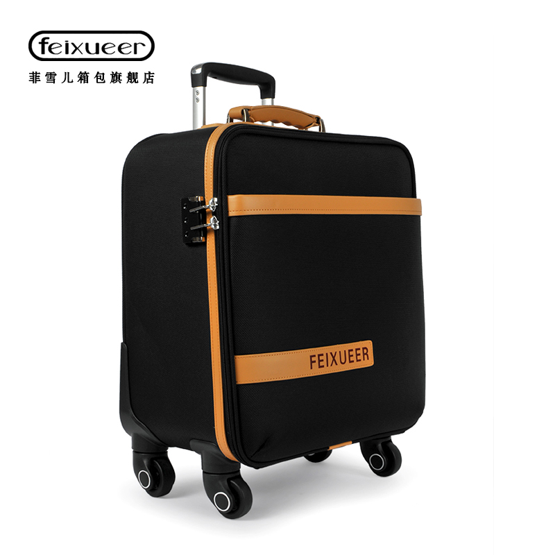Luggage & Travel Bags Luggage & Bags Careful 16 Inch Business Casual Mens Board Chassis Trolley Suitcase Caster Oil Skin Lockbox Rolling Luggage Trolley Travel Luggage Case
