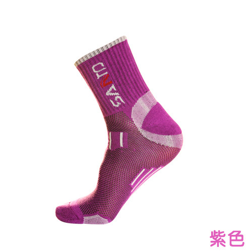 山拓新款女款COOLMAX徒步半厚速干袜 吸湿透气保暖户外袜子S005