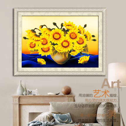 Yumian Dream-Hand-Painted Oil Paintings Sakura Tree DIY Paint By Numbers Kit Digital Oil Painting Canvas Art Home Decor Framed Modern Abstract Wall Art Paintings for Wall Decorations Home Decorations