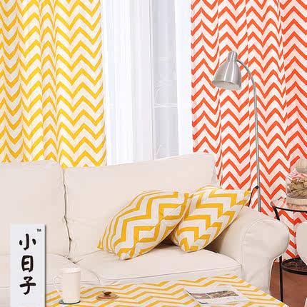 Easy Life Living Room Curtains Custom High Grade Cotton Canvas Ikea Bedroom Geometric Ripple Wave Length In Price On Alibaba Easy Life Living Room Curtains