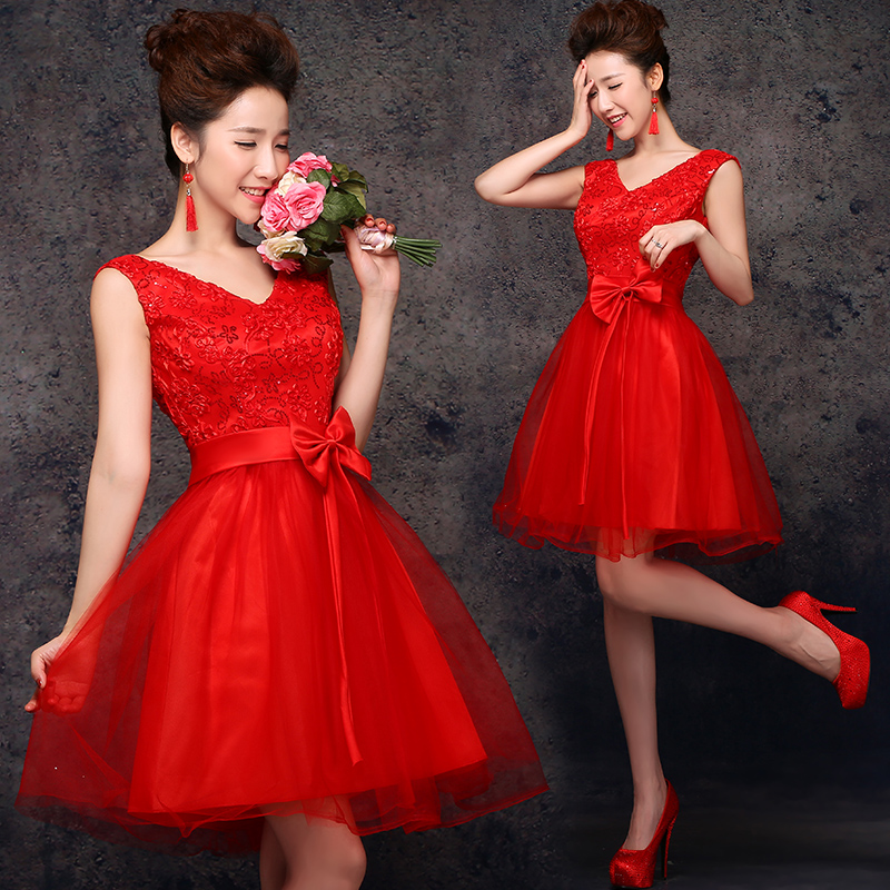 Красное Платье С Фатином
