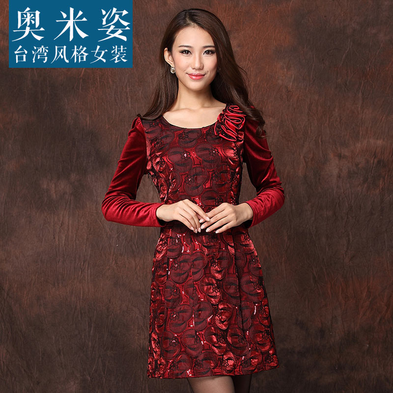 The wedding dress middle-aged women's mother dress Aomi pose 2014 new ...