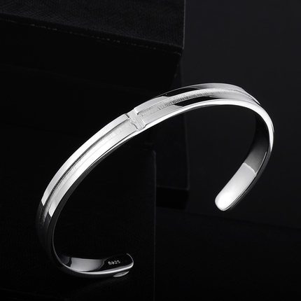 Ming Yang Hai 925 Silver Cross decorated men's bracelet Korean despot personalized jewelry